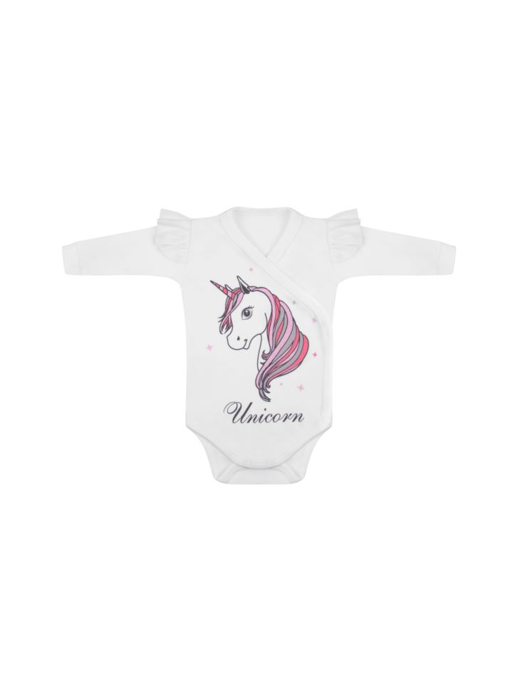 UNICORN Body długi rekaw koperta 50/68