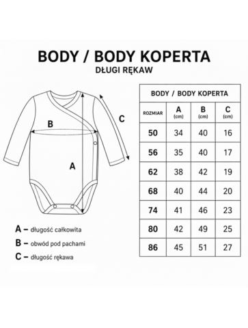 FLOPPY EAR Body dł ręk koperta 56/74