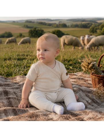 MERINO Body koperta krótki rękaw 56/74
