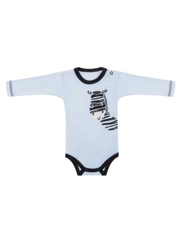 Zebra Body z długim rękawem 50-86