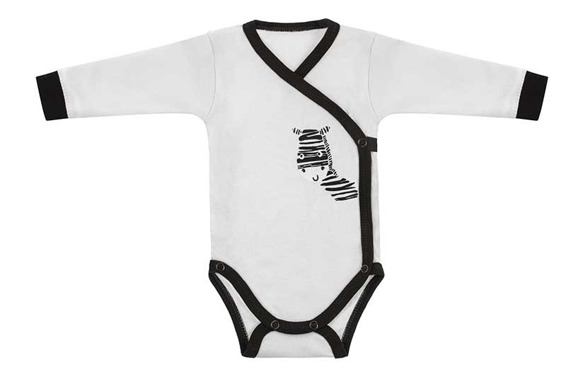Zebra Body kopertowe z długim rękawem 50-74