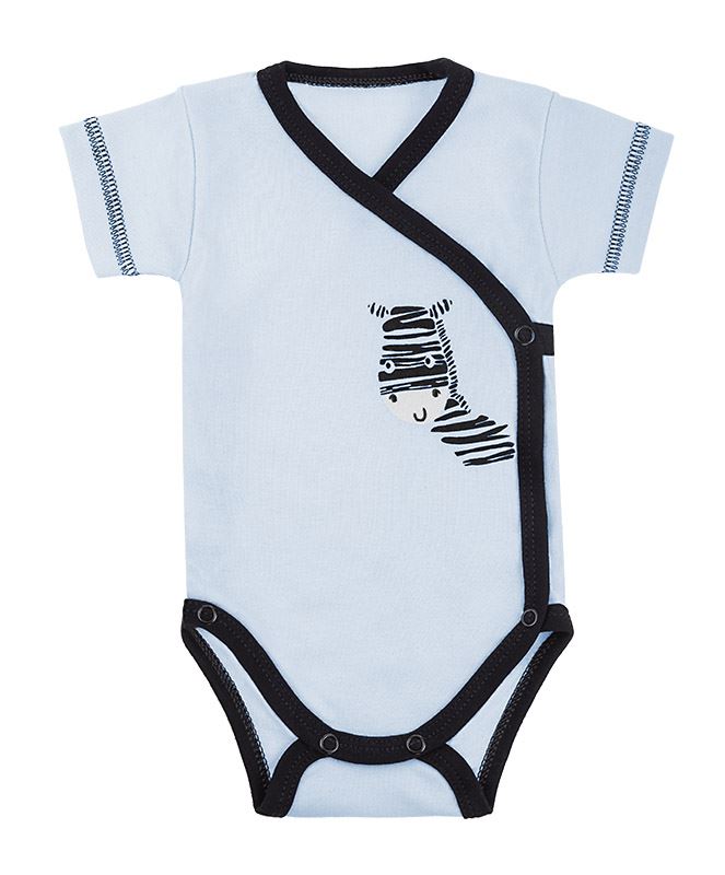 Zebra Body kopertowe z krótkim rękawem 50-74