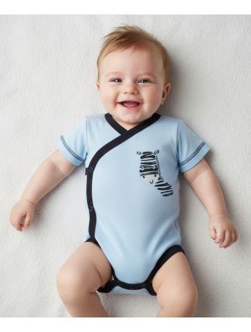 Zebra Body kopertowe z krótkim rękawem 50-74